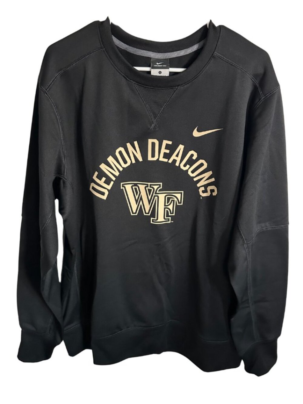 Nike Therma-FIT Wake Forest Demon Deacons Sweatshirt (Size Large)
